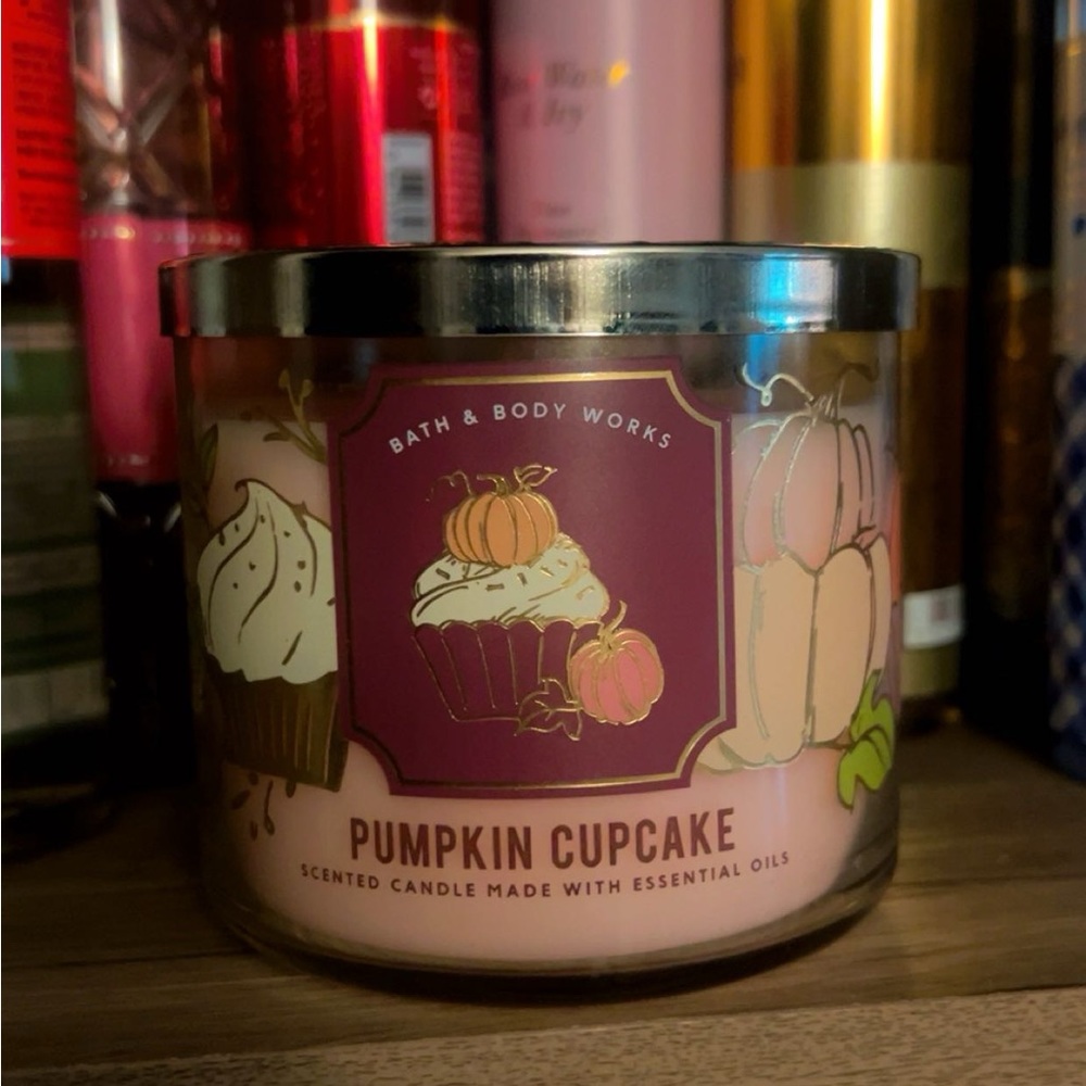 Pumkin Cupcake Candle✨